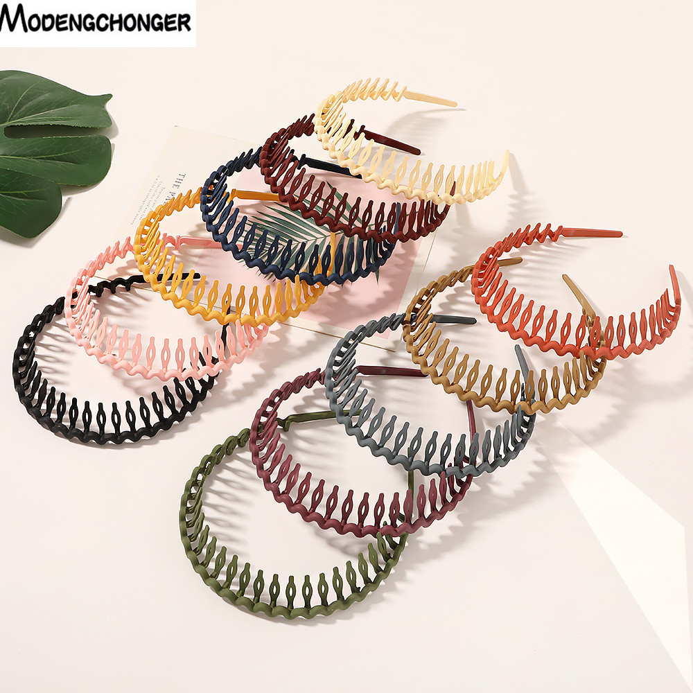 Hair Care Color - Fashion Simple Headdress Solid Color Resin