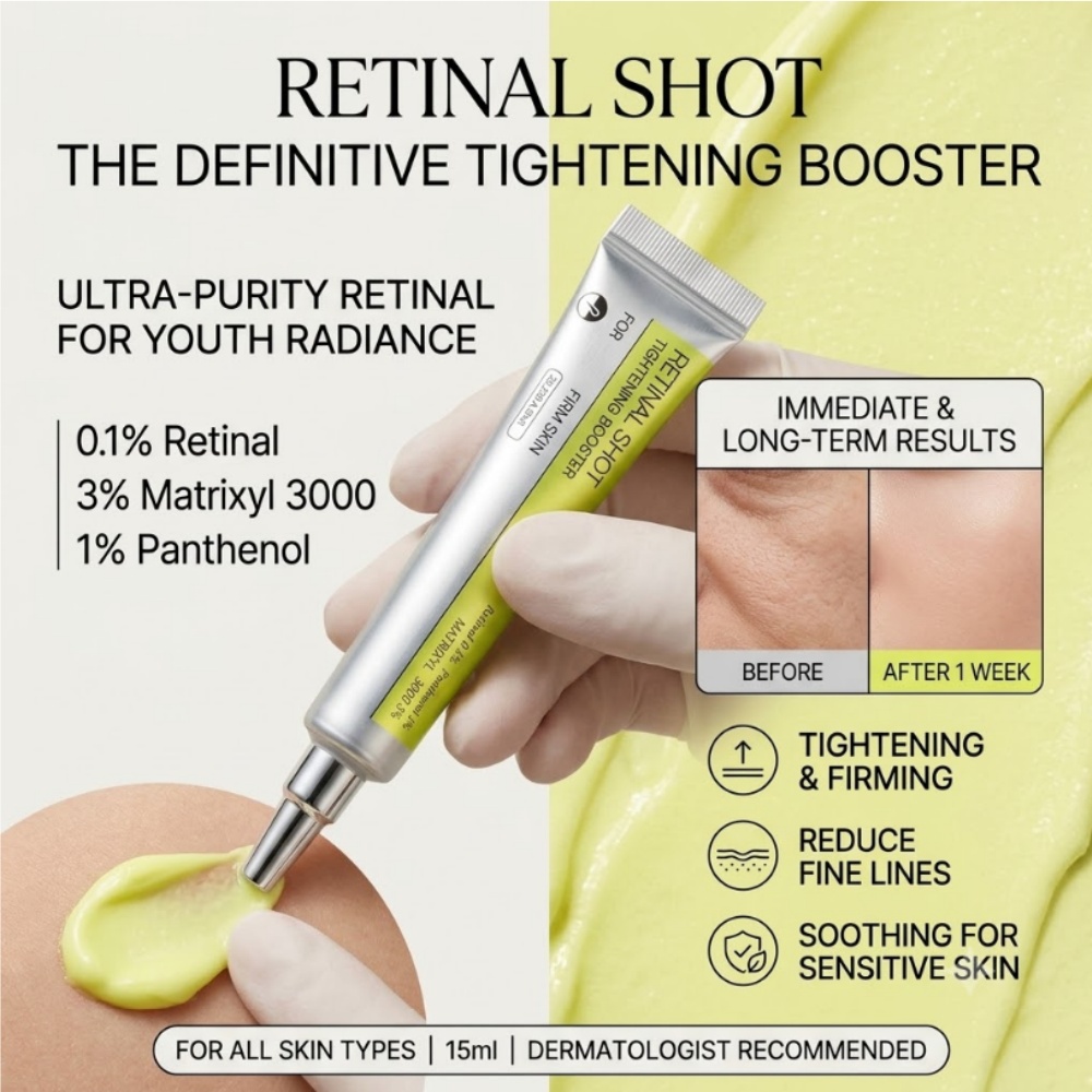 Silk Press Serum - 15ml Retinol Firming Serum High Purity
