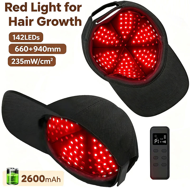 Hair Care With Protein - LED Red Light Therapy Hat For