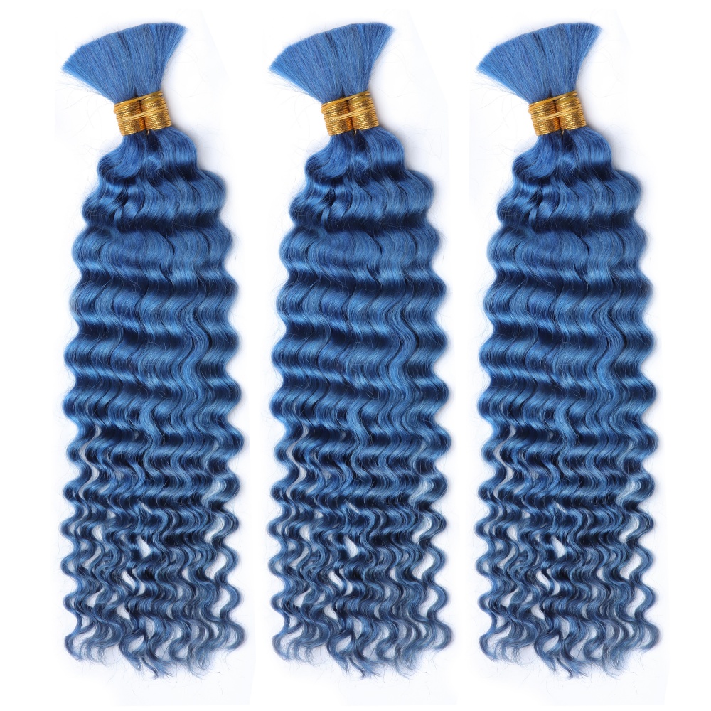 #Blue Deep Wave Boho Braids Hu - огляд і ціна Hair Care Color