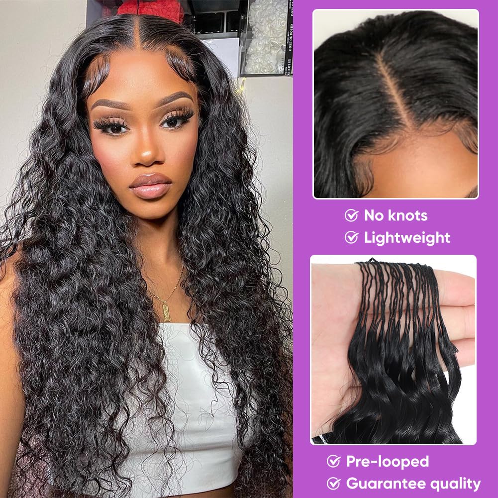 Deep Wave Feather Crochet Huma - огляд і ціна Hair Care Color