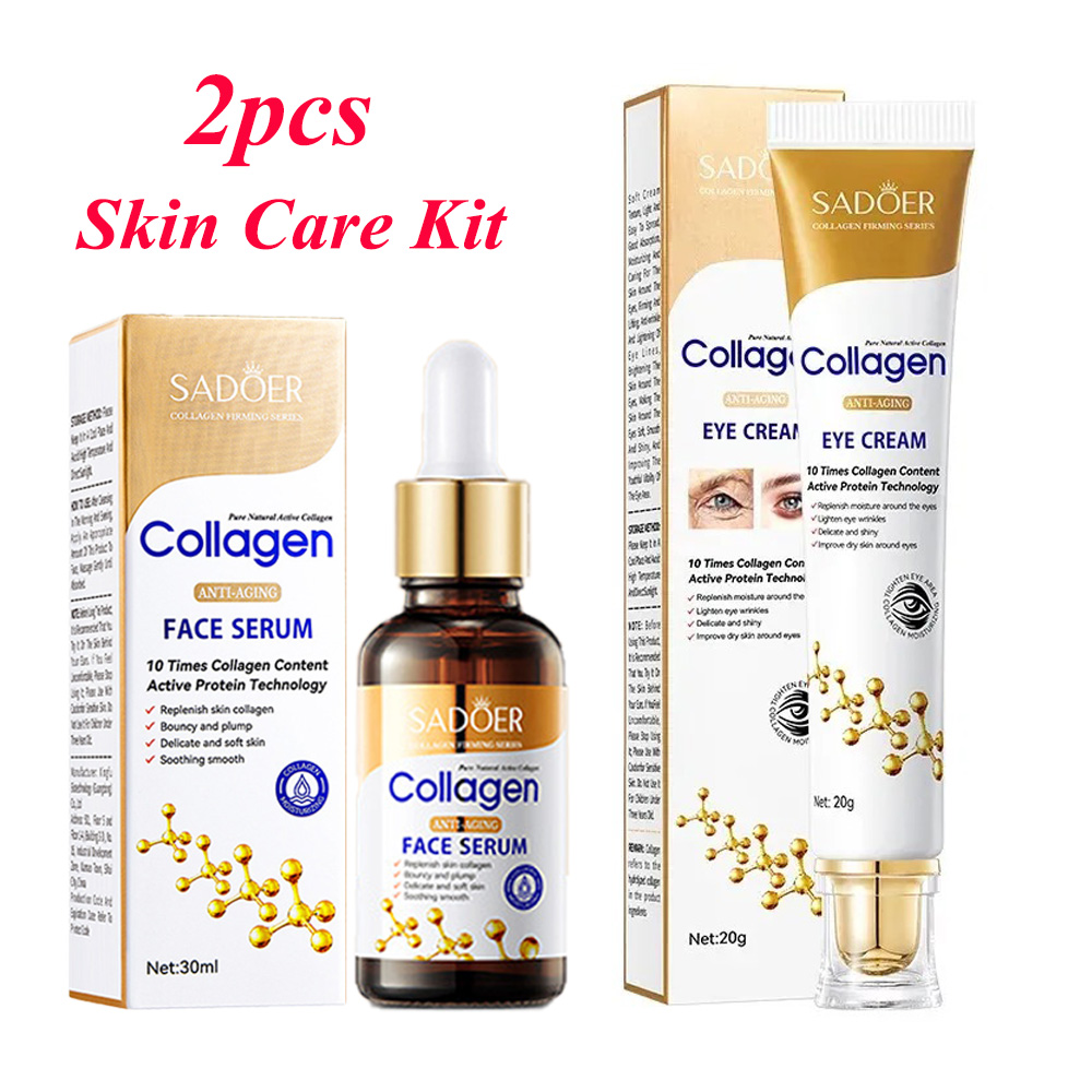 SADOER Collagen Skin Care Sets - огляд і ціна Silk Press Serum