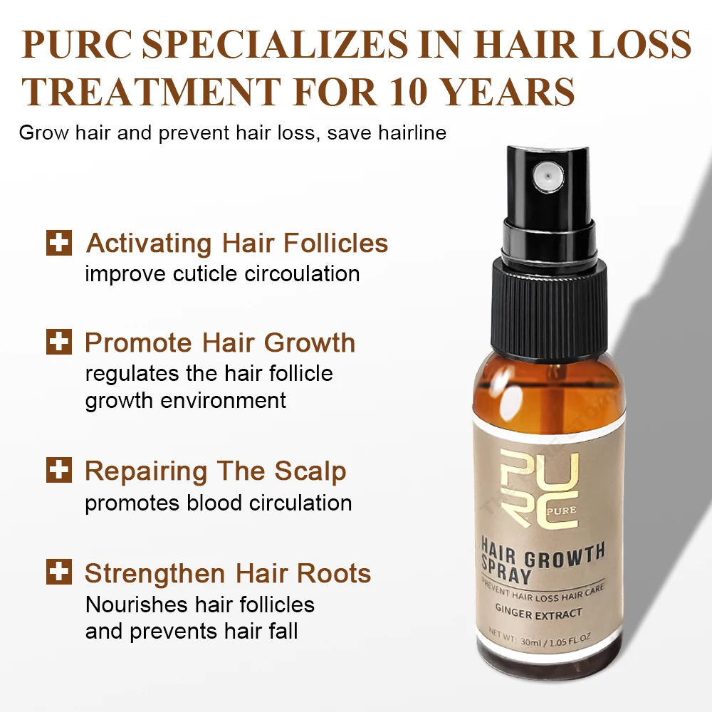 PURC Ginger Hair Spray Root St - огляд і ціна Hair Care Serum