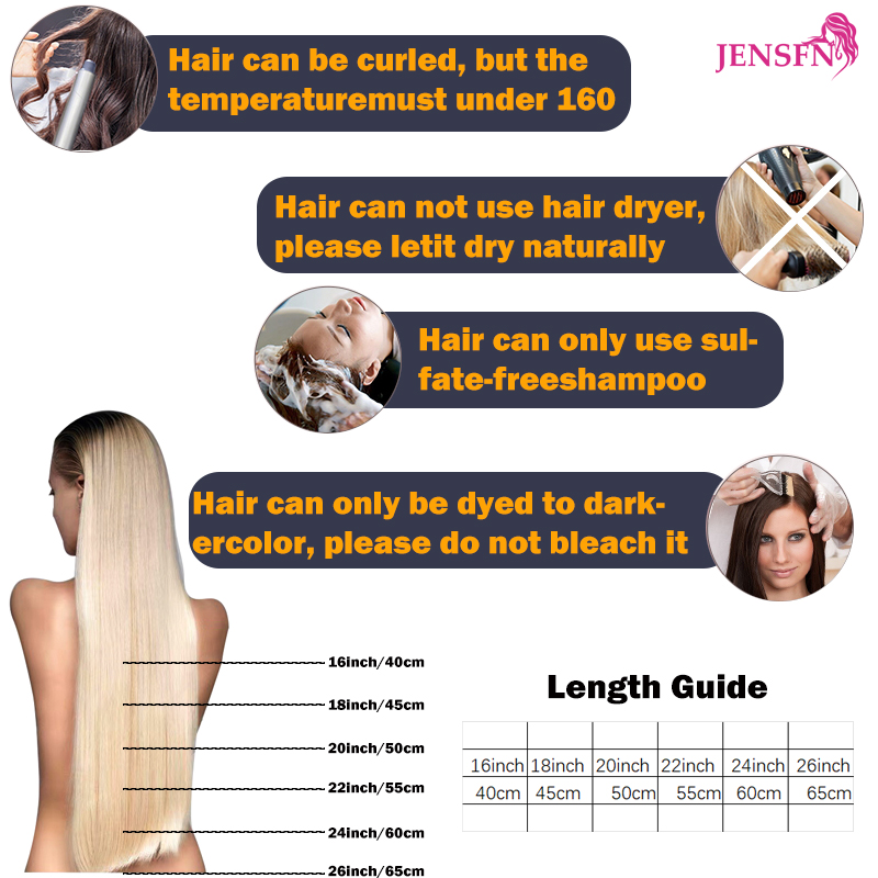 JENSFN I Tip Hair Extensions 1 - огляд і ціна Hair Care Color