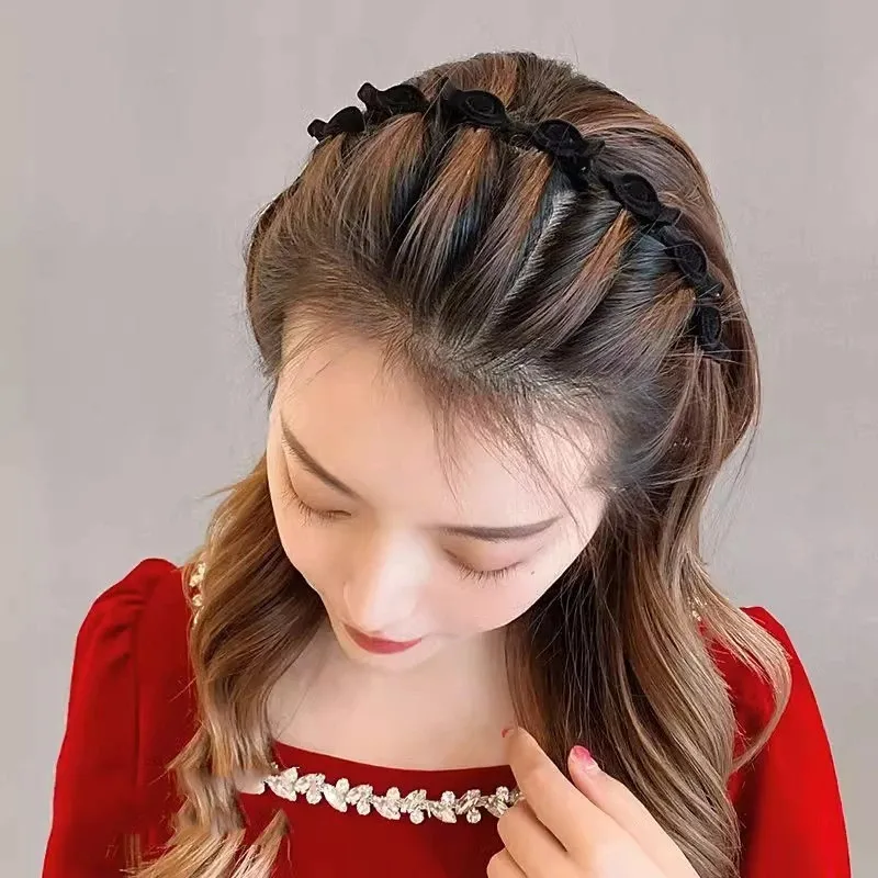 1/3Pcs Flocking Braided Headba - огляд і ціна Hair Care Baby
