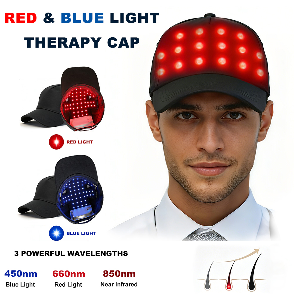 LED Hair Care Cap with Red 660 - огляд і ціна Hair Care With Protein