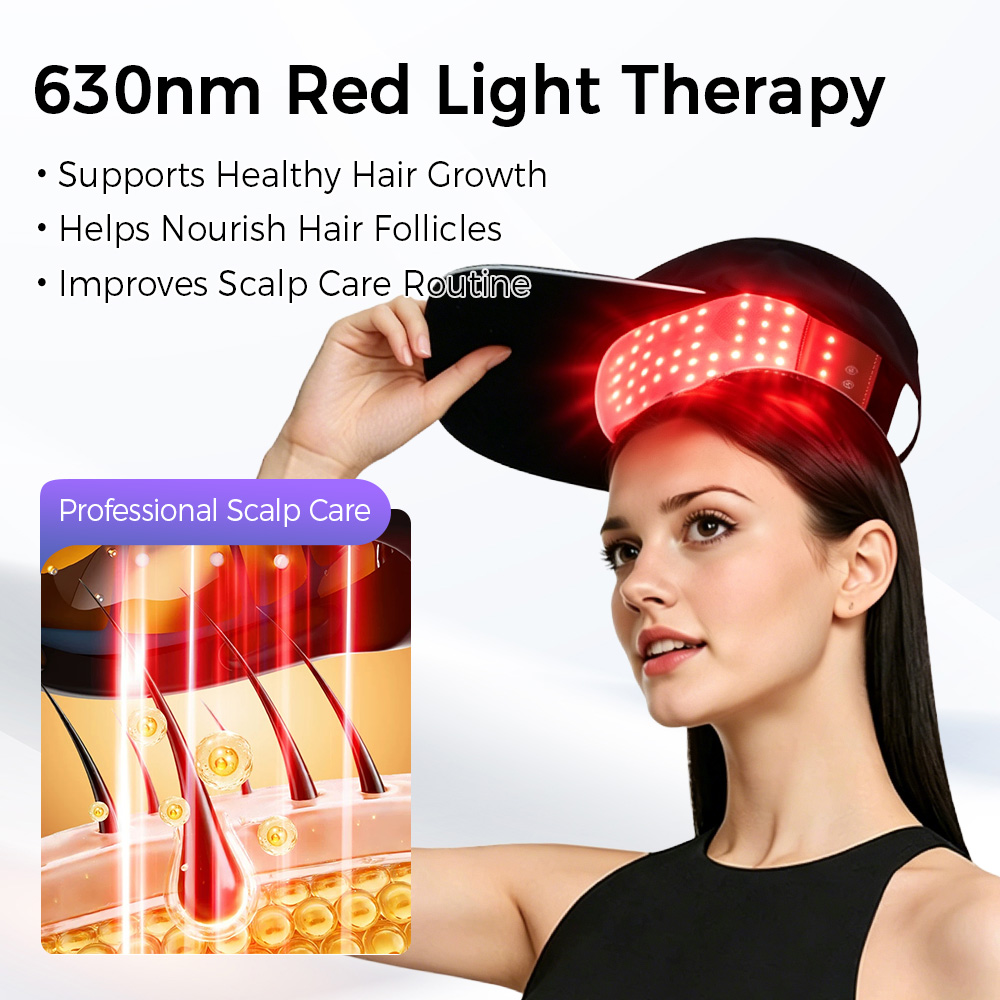 LED Hair Growth Cap Red Blue L - огляд і ціна Hair Care With Protein